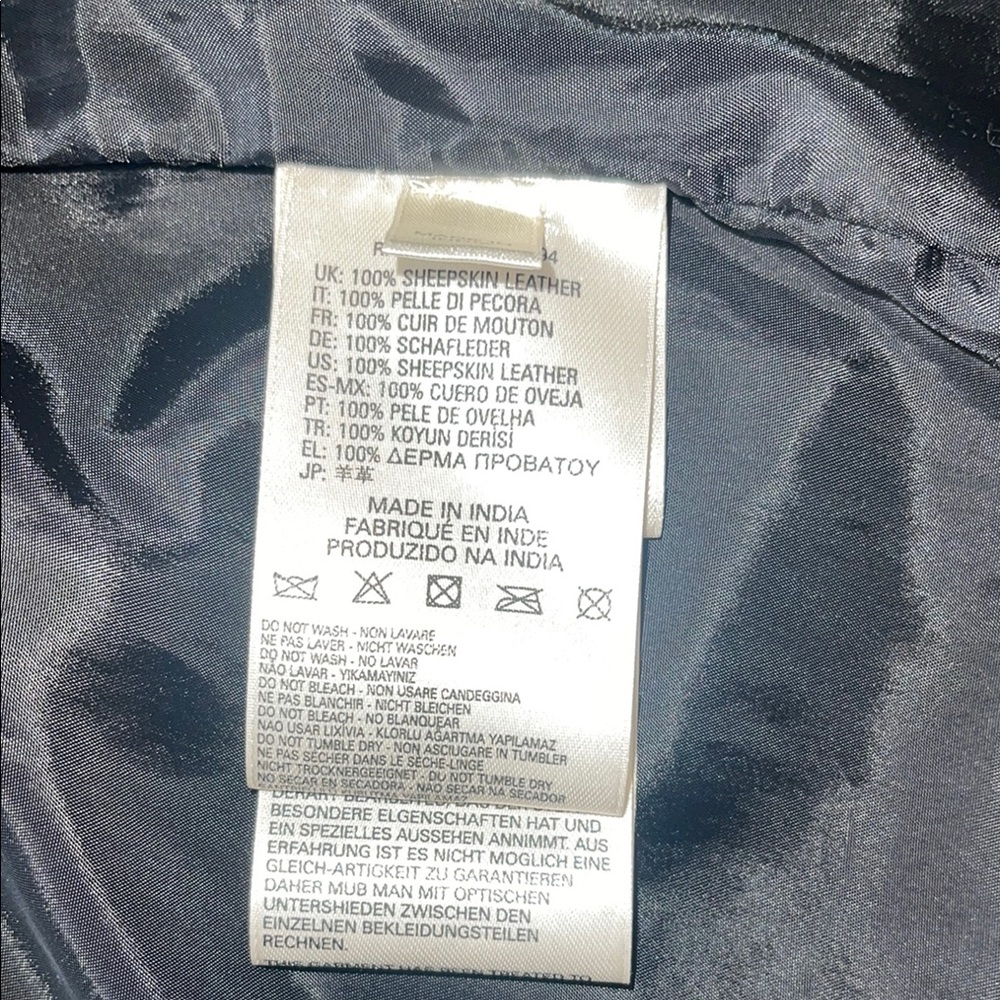Black Leather Diesel Women's Jacket - Picture 5 of 10